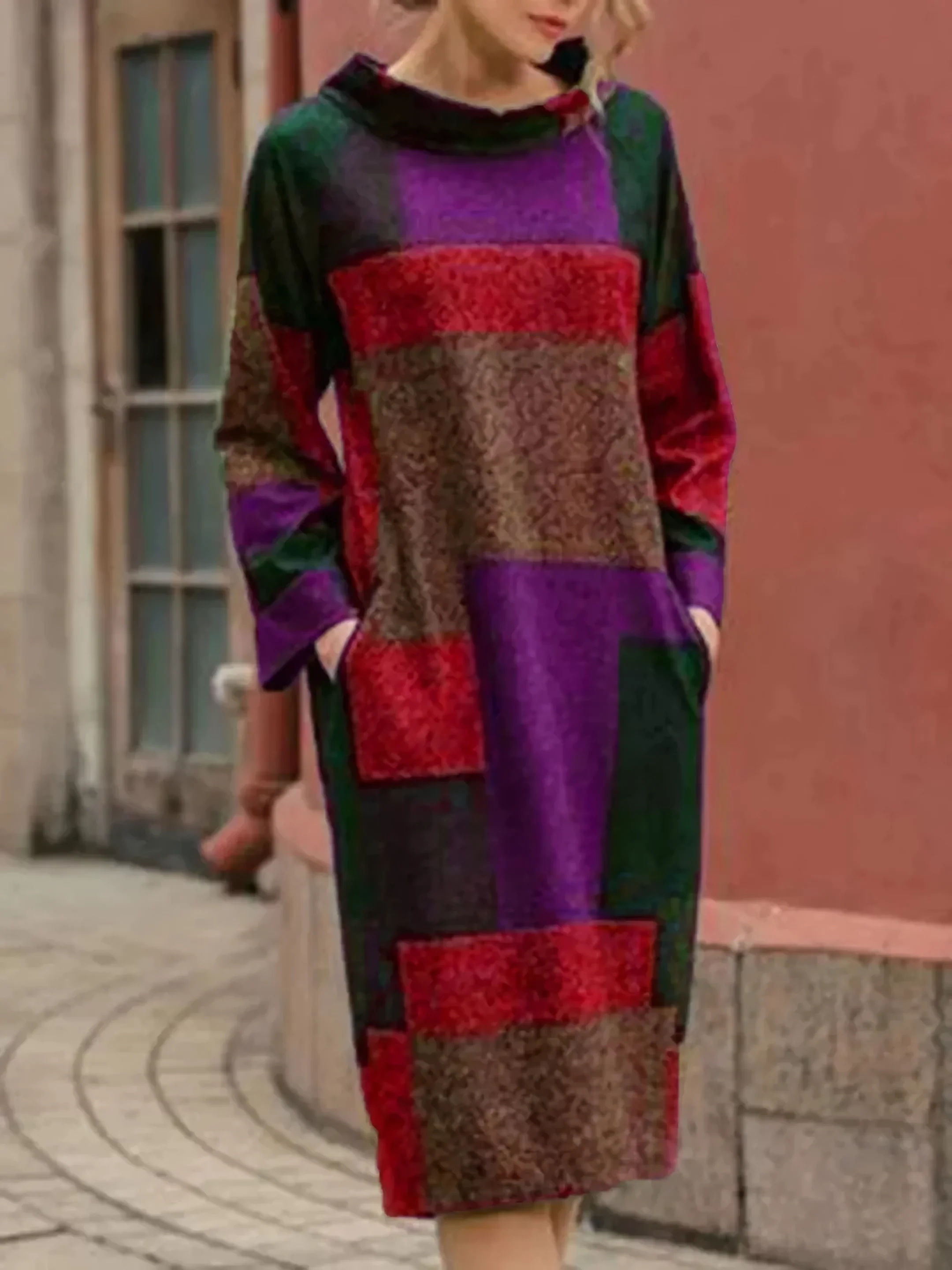 Hana® | Vintage Patchwork Dress - Image 2
