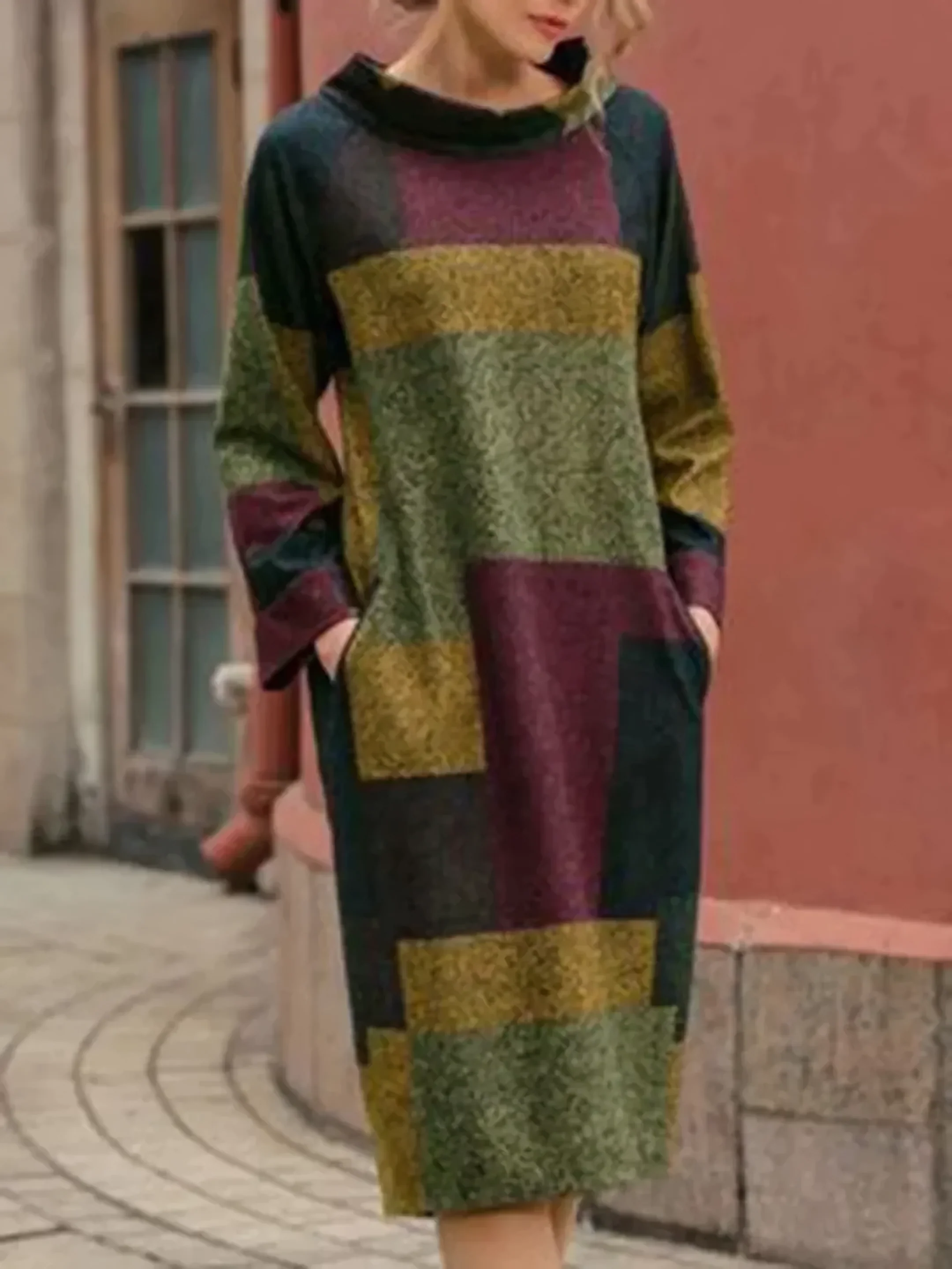 Hana® | Vintage Patchwork Dress - Image 3
