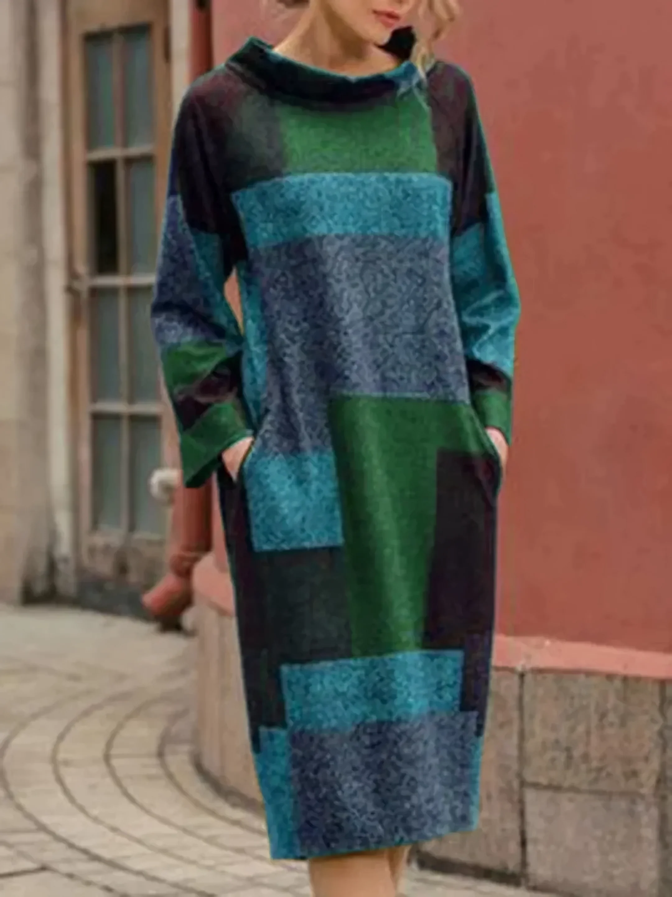 Hana® | Vintage Patchwork Dress - Image 4