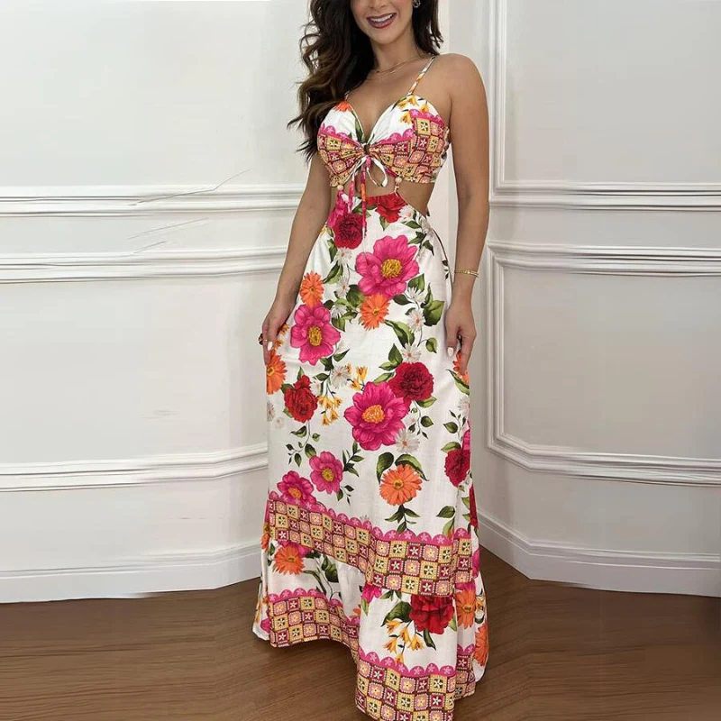 Harper® | Tropical Maxi Dress - Image 3