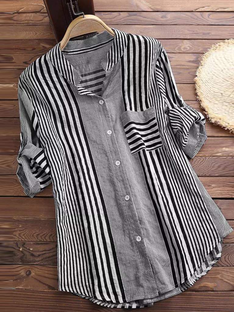Harriet® | Striped Cotton Shirt - Image 3
