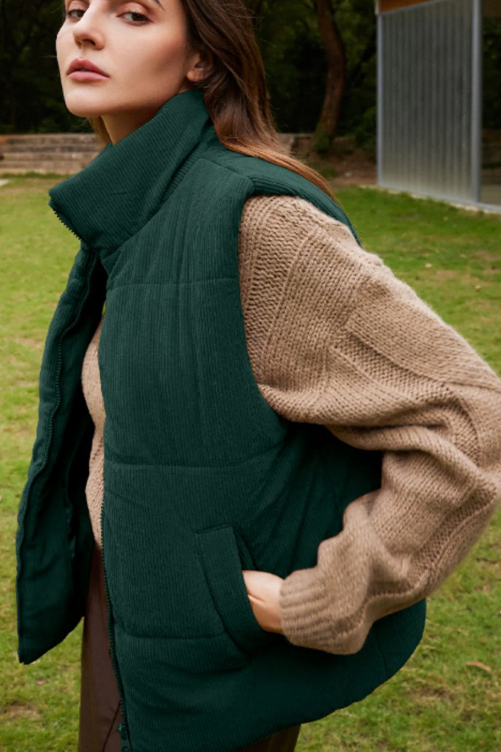 Harriet | Zip-up turtleneck sweater - Image 2