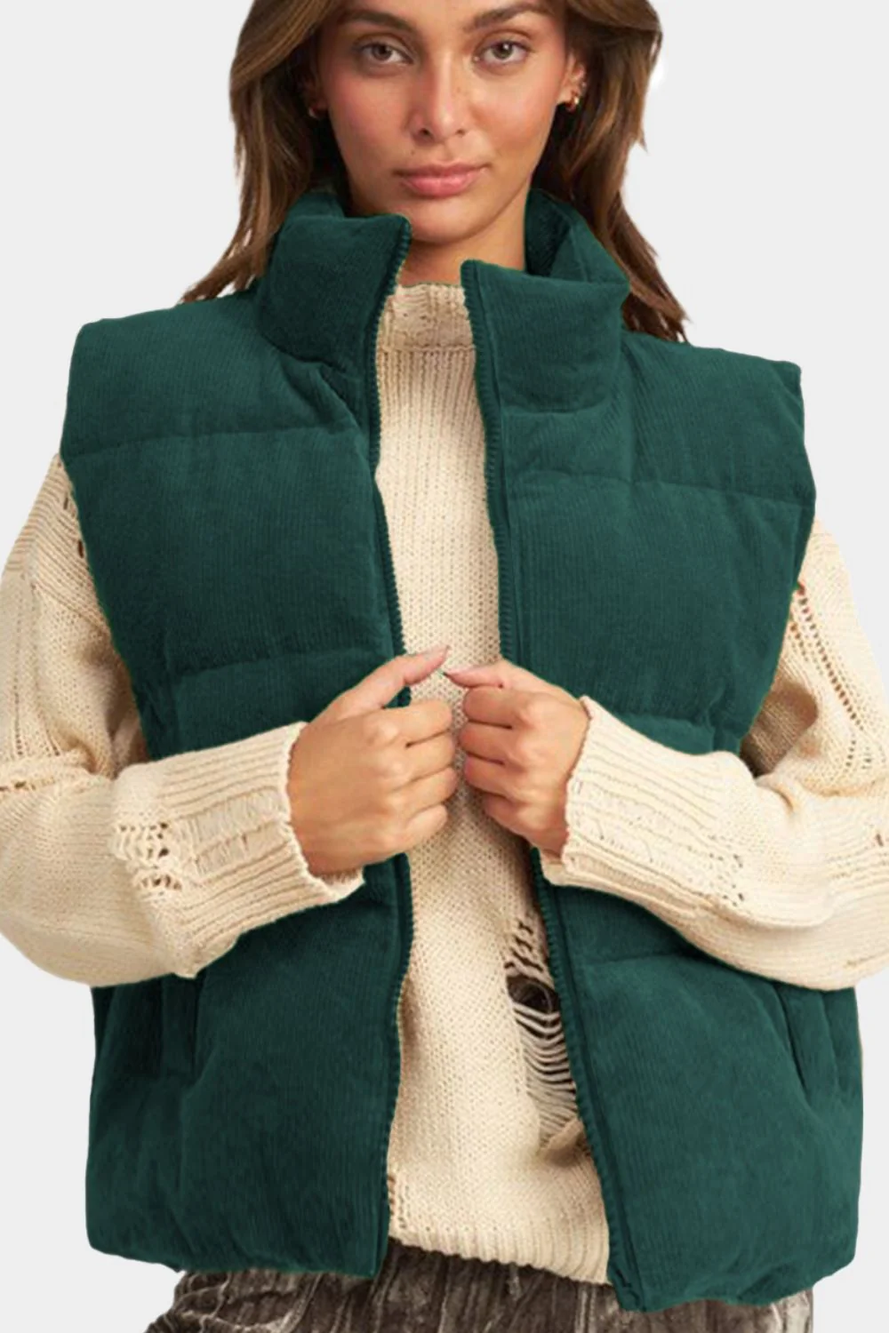 Harriet | Zip-up turtleneck sweater - Image 5