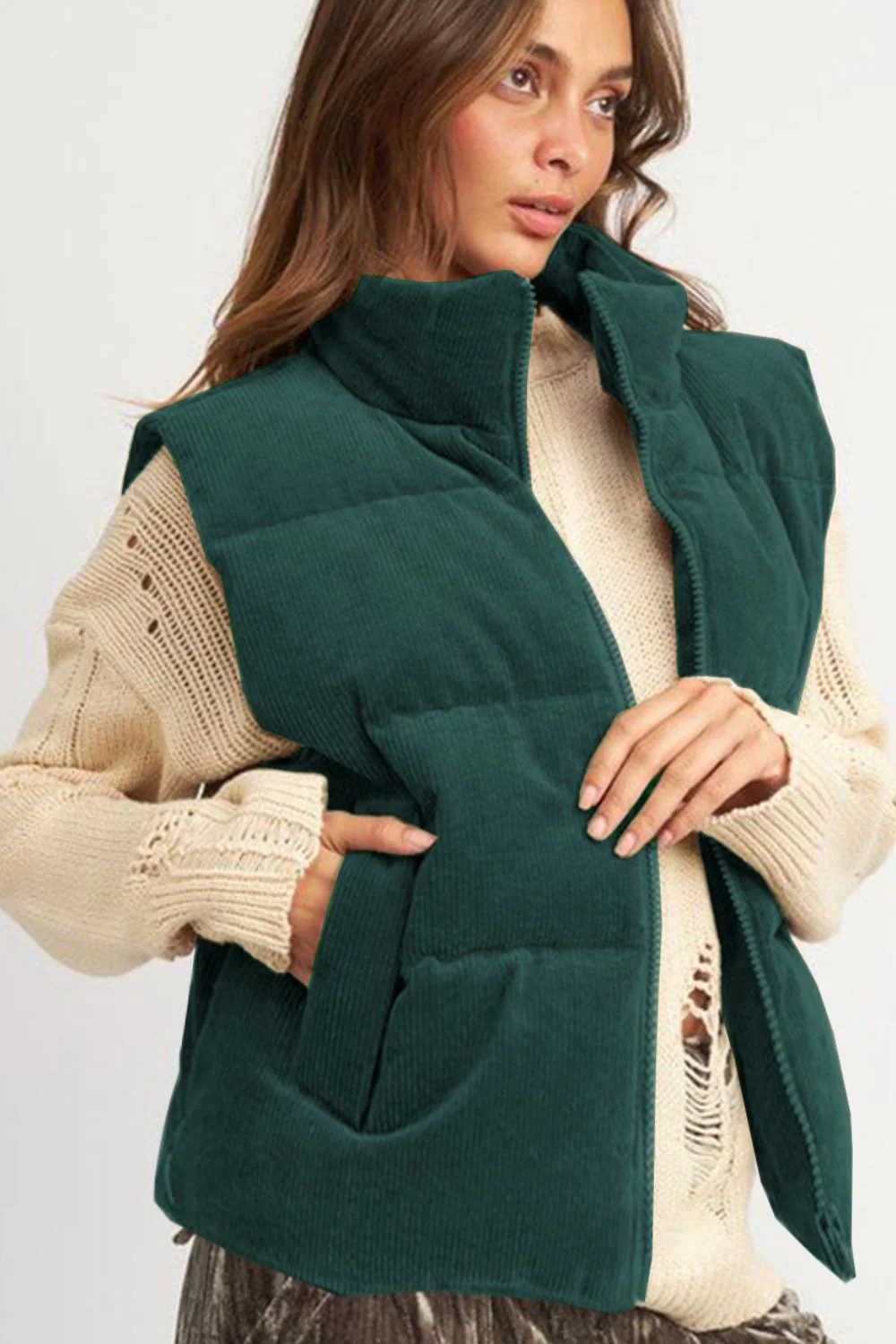 Harriet | Zip-up turtleneck sweater - Image 6