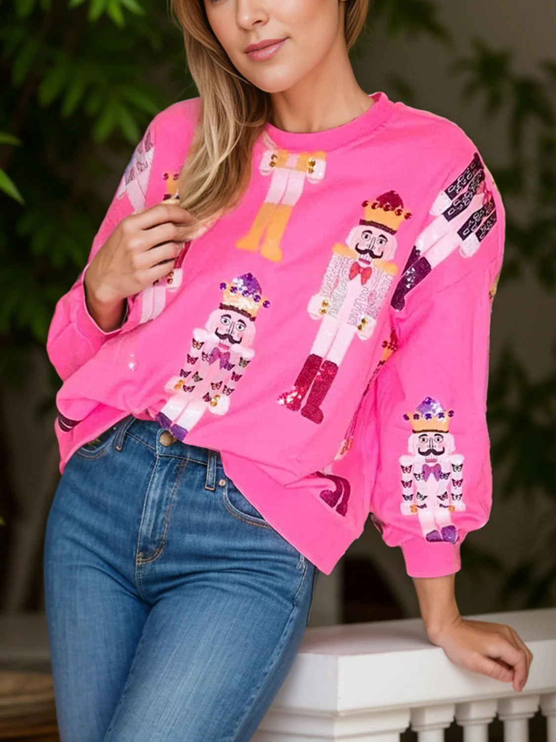 Heidi | Nutcracker sweatshirt with a crew neck and long sleeves - Image 6