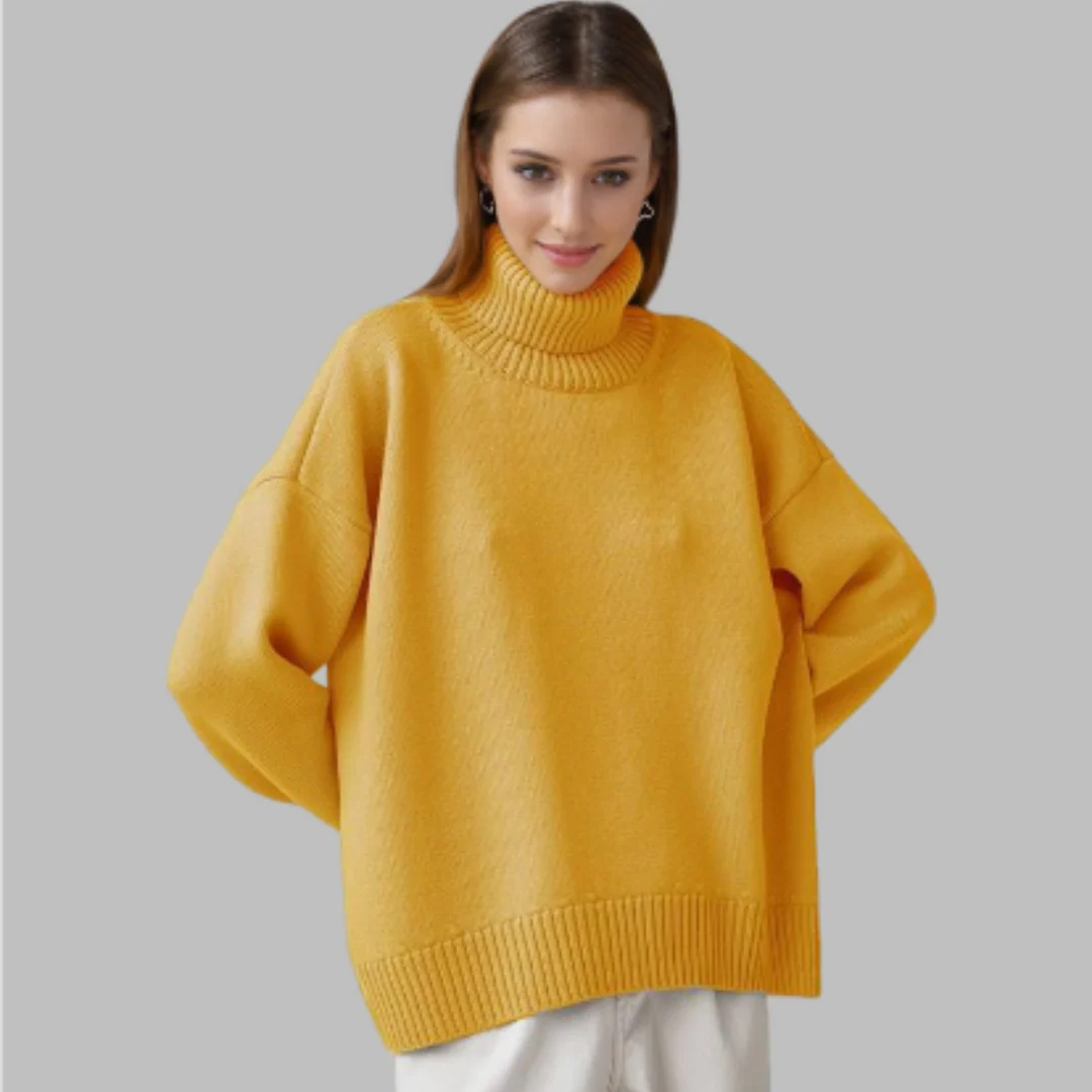 Heike | Turtleneck sweater for women from Calido - Image 3