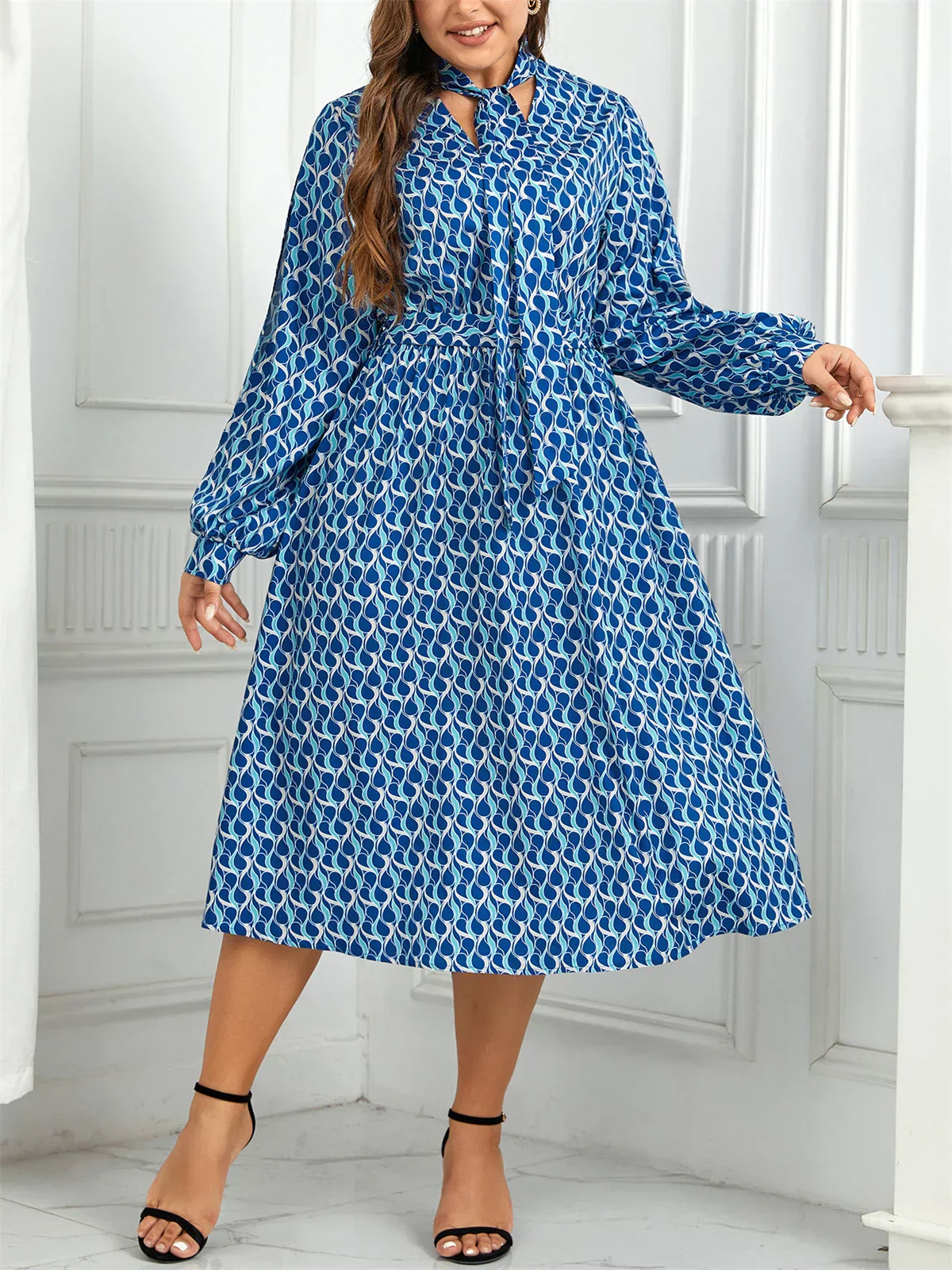 Helena® | Plus Size Dress Elastic Waist - Image 4