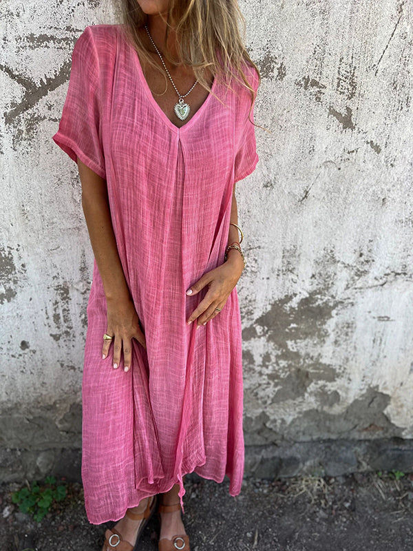 Helena® | V-Neck Maxi Dress - Image 4