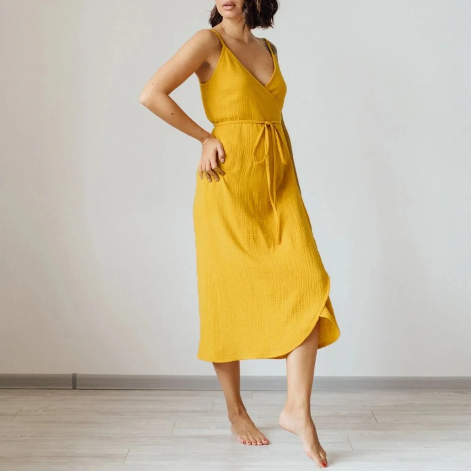 Helga® | Elegant Summer Dress Made Of Linen