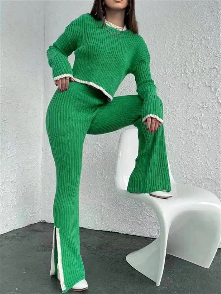 Henny | Knitted tracksuit set - Image 4