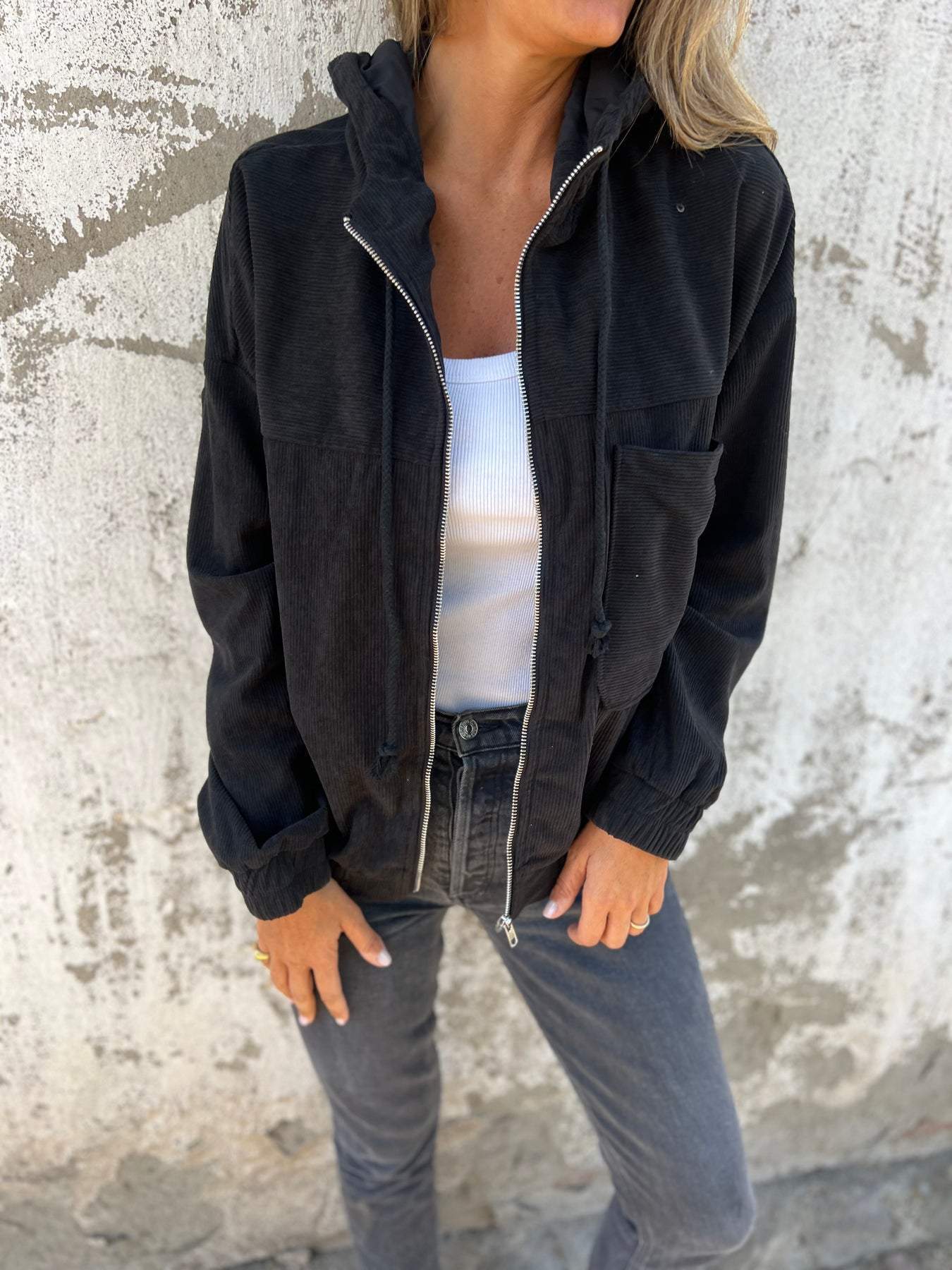 Hilda® | Leisure jacket with hood and zip - Image 4