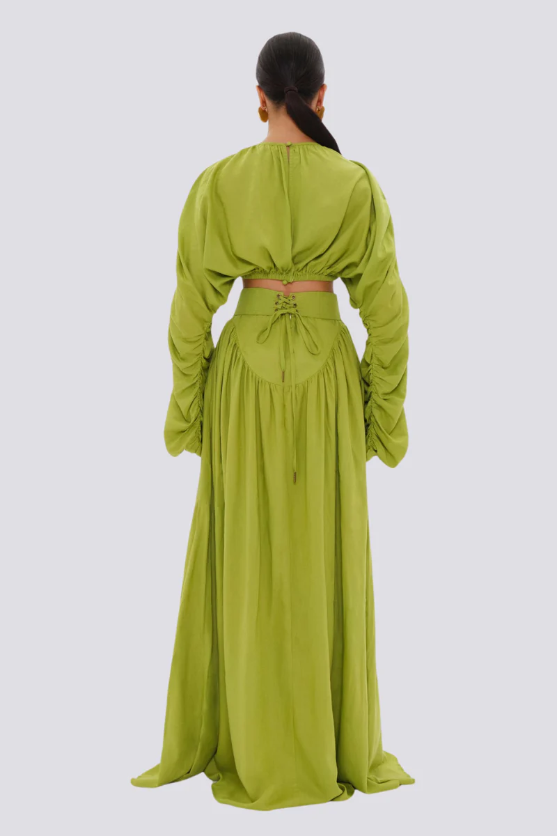 Hilda® | Long Sleeve Ruffle Skirt Set - Image 2
