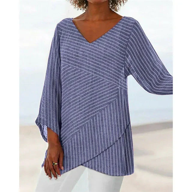 Hilda® | Striped Long Sleeve Shirt - Image 2
