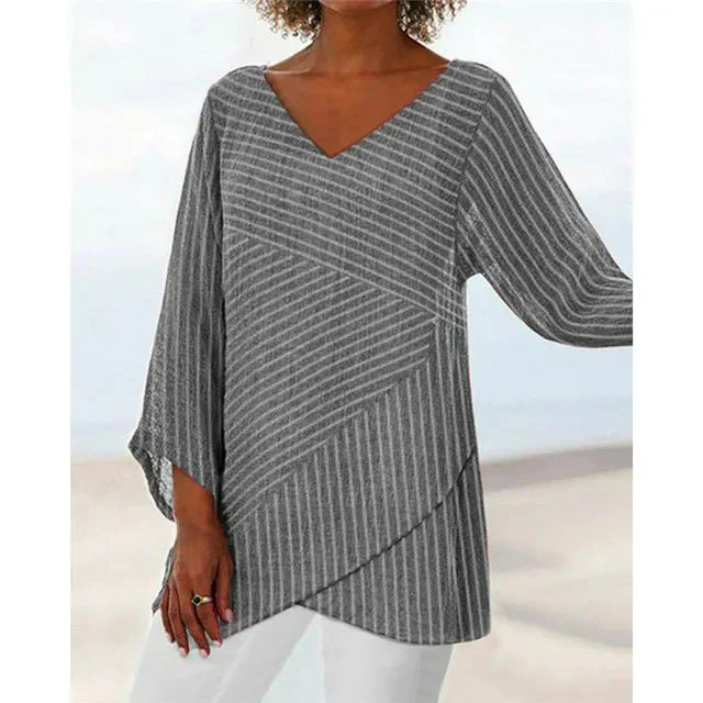 Hilda® | Striped Long Sleeve Shirt - Image 3