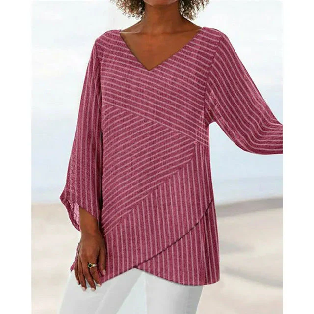 Hilda® | Striped Long Sleeve Shirt - Image 5