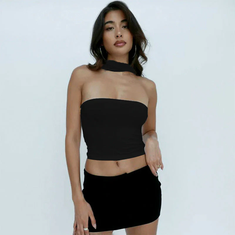 Hilda® | Women'S Asymmetric Strapless Crop Top - Image 6