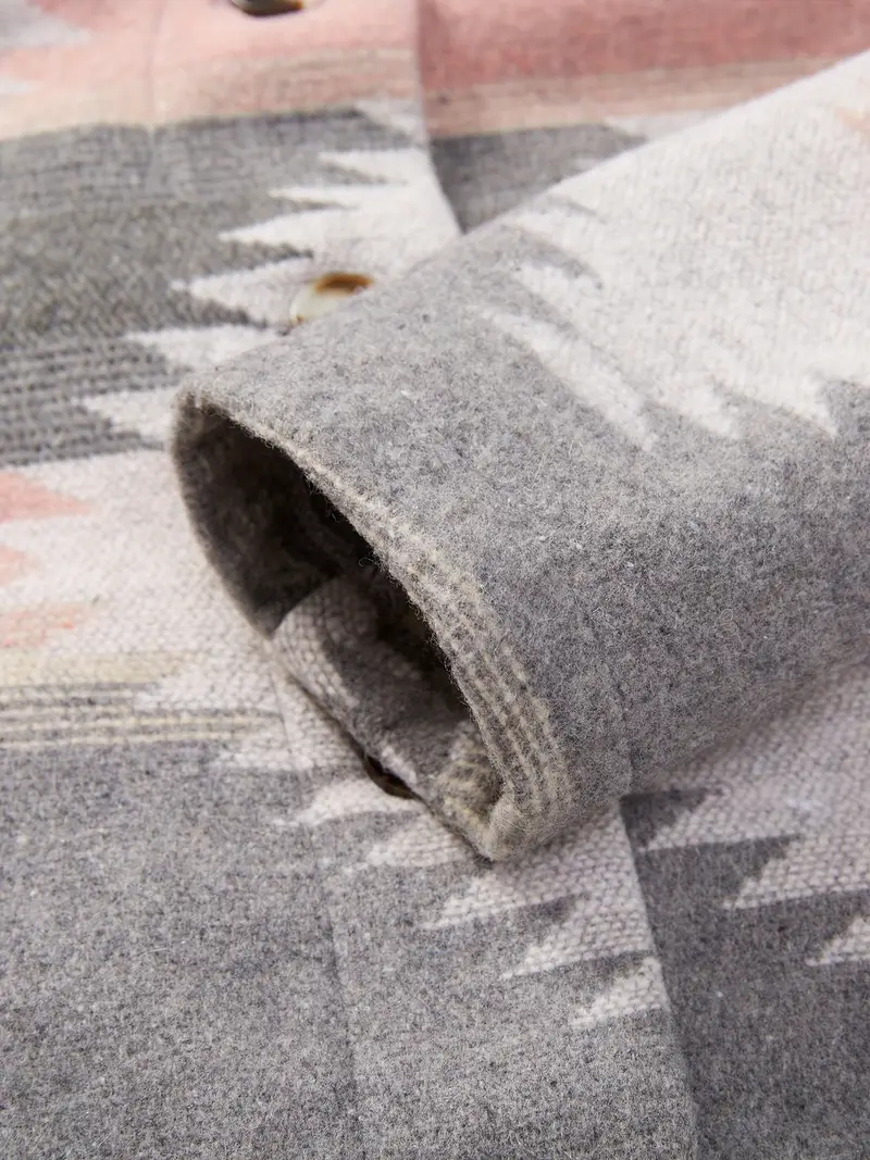 Hilda | Woven jacket with printed collar - Image 10