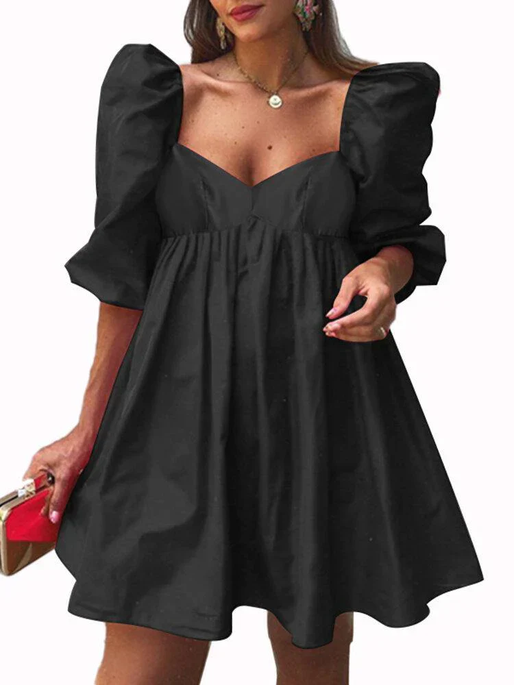 Ifigenia® | Dress With Puff Sleeves - Image 4
