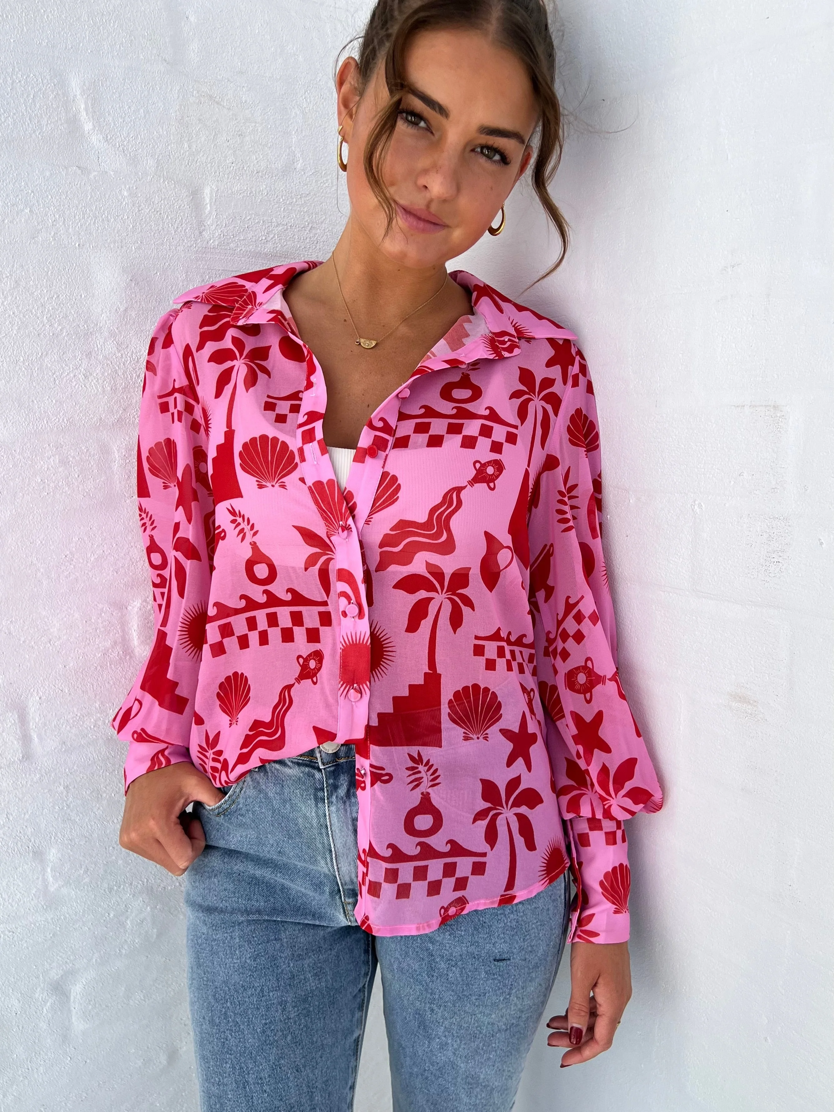 Iga® | Bliss Pink Blouse