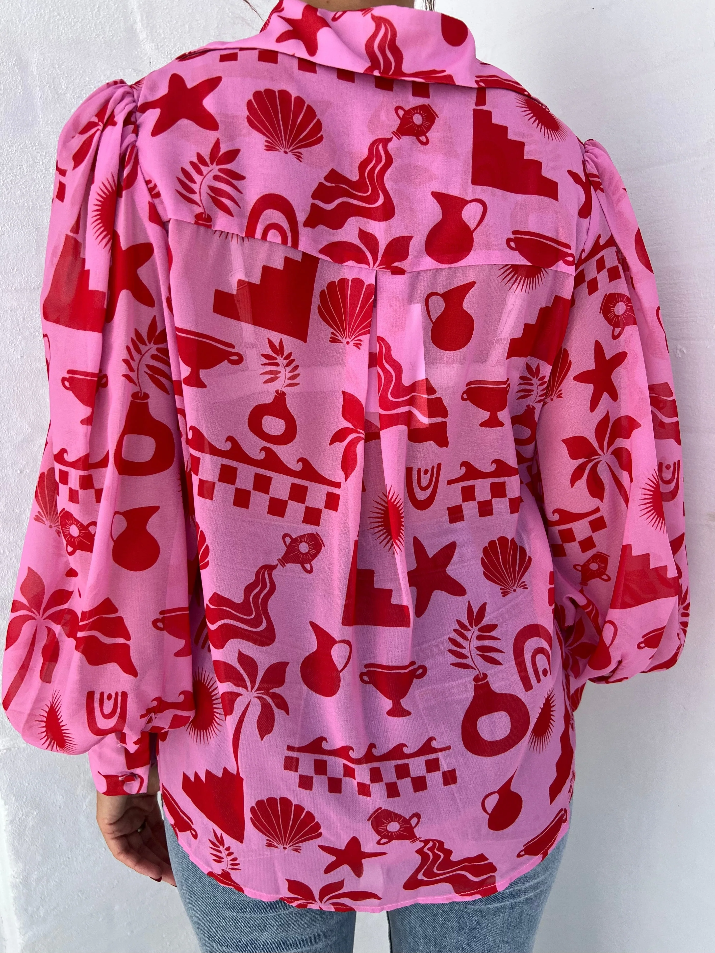 Iga® | Bliss Pink Blouse - Image 3