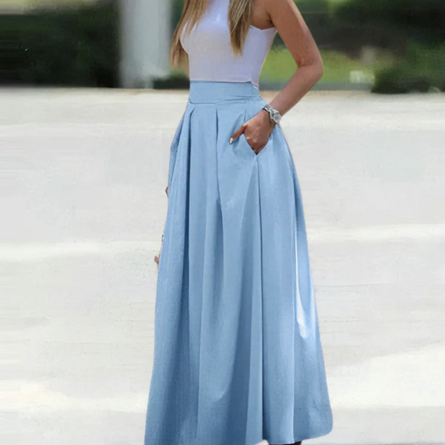 Ilaria® | Elegant, Pleated And Loose Skirt - Image 5