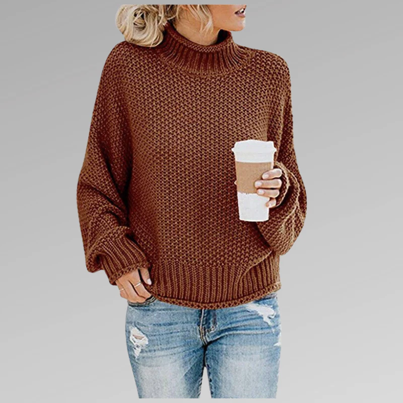 Ileana | Cozy knit turtleneck sweater - Image 6