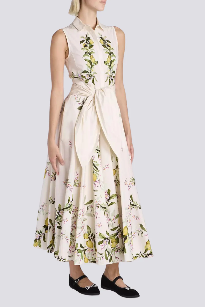Ileana® | Sleeveless Maxi Dress With Floral Bow - Image 5