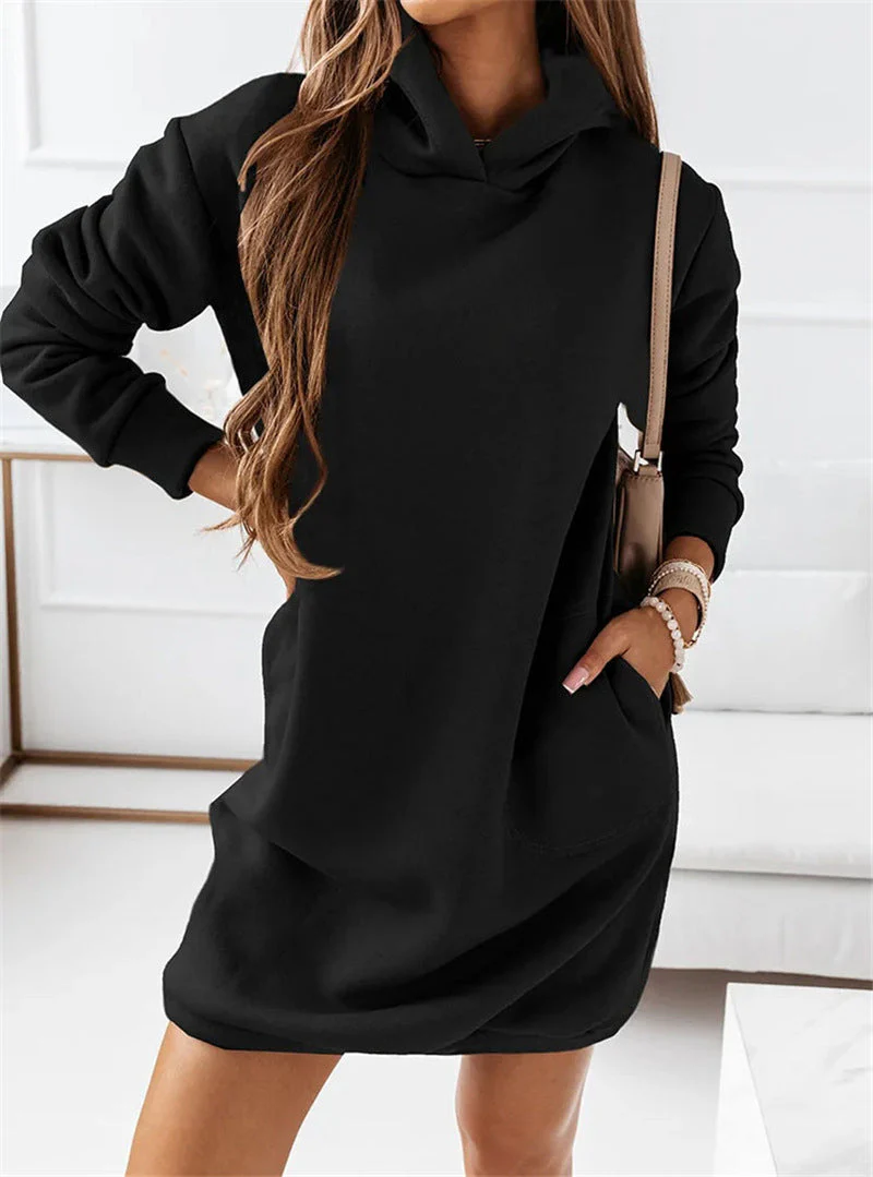 Ileana | Women's hooded dress - Image 10
