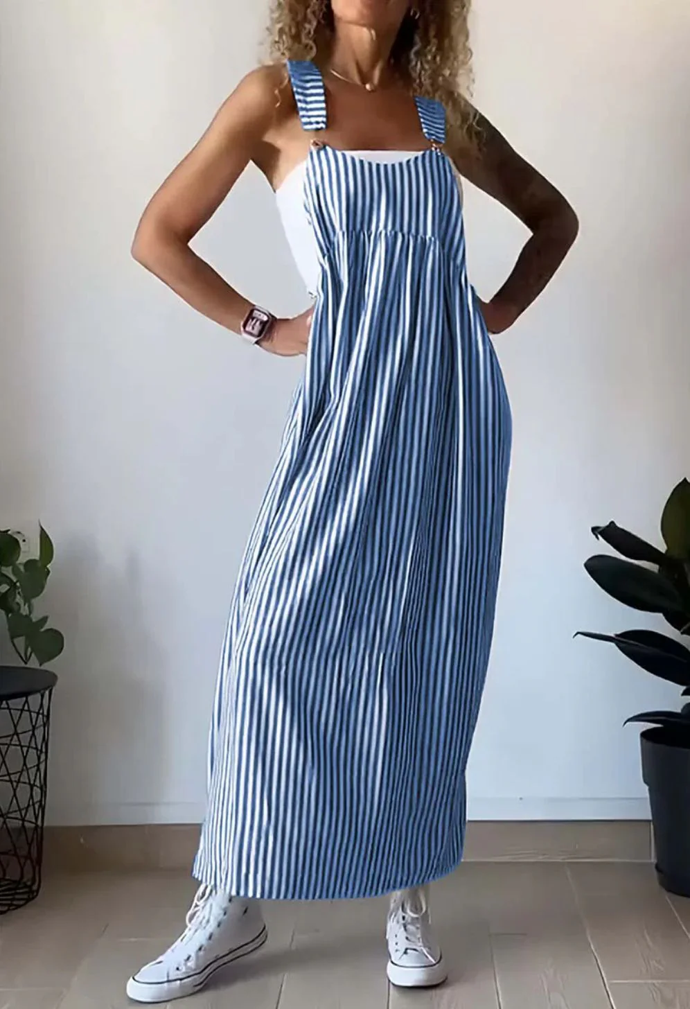Ilenia® | Casual Striped Overalls - Image 8