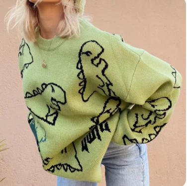Imelda | 90s oversized loose knit sweater - Image 2