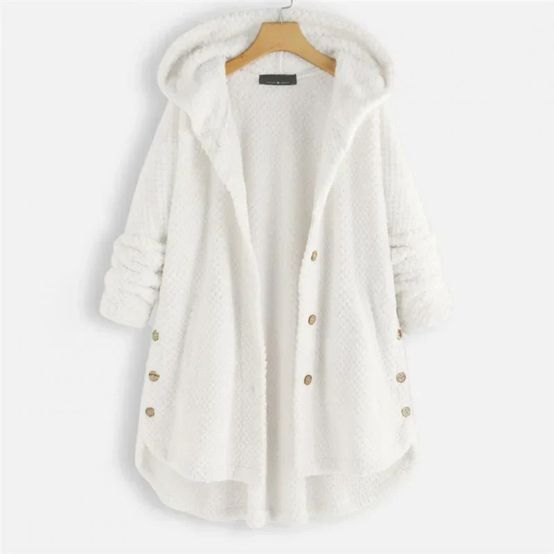 Imelda | Ribbed hooded coat - Image 8
