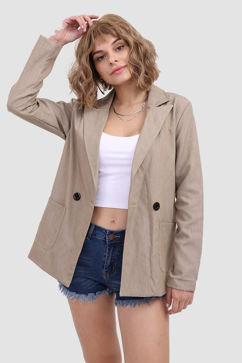 Inés | Casual blazer with pockets and buttons