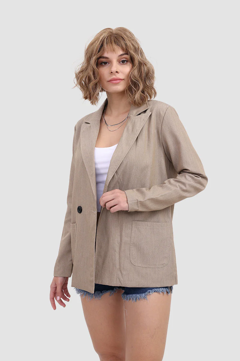 Inés | Casual blazer with pockets and buttons - Image 6