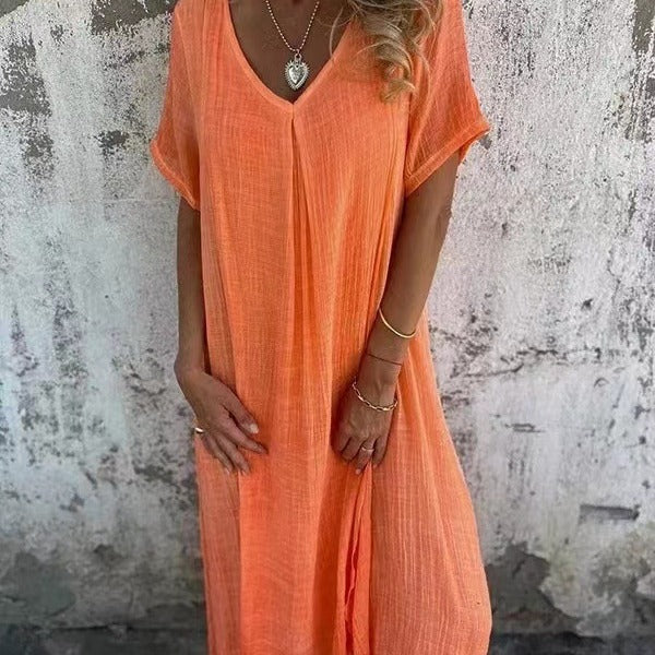 Inés® | Loose V-Neck Dress