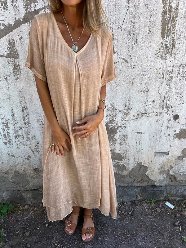 Inés® | Loose V-Neck Dress - Image 10