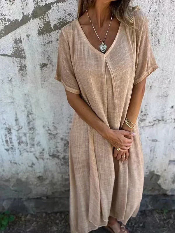 Inés® | Loose V-Neck Dress - Image 11