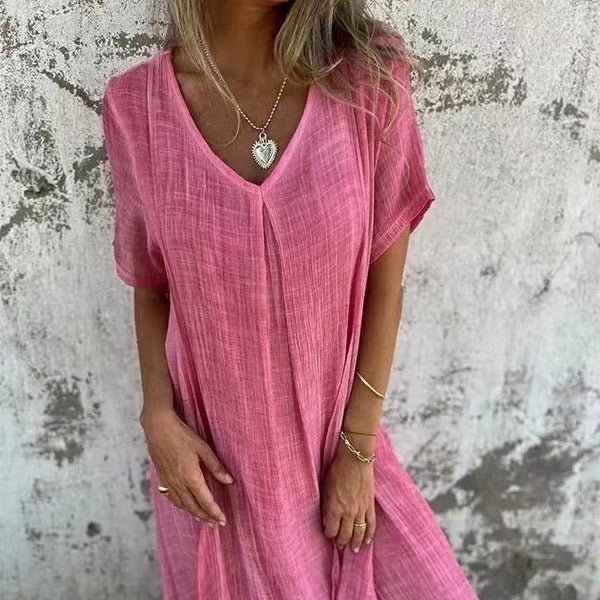 Inés® | Loose V-Neck Dress - Image 9
