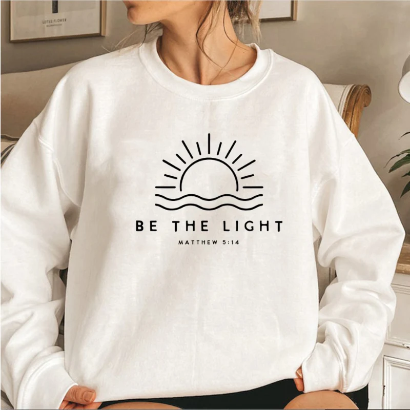 Inés® | Stylish sweater "Be The Light" - Image 3