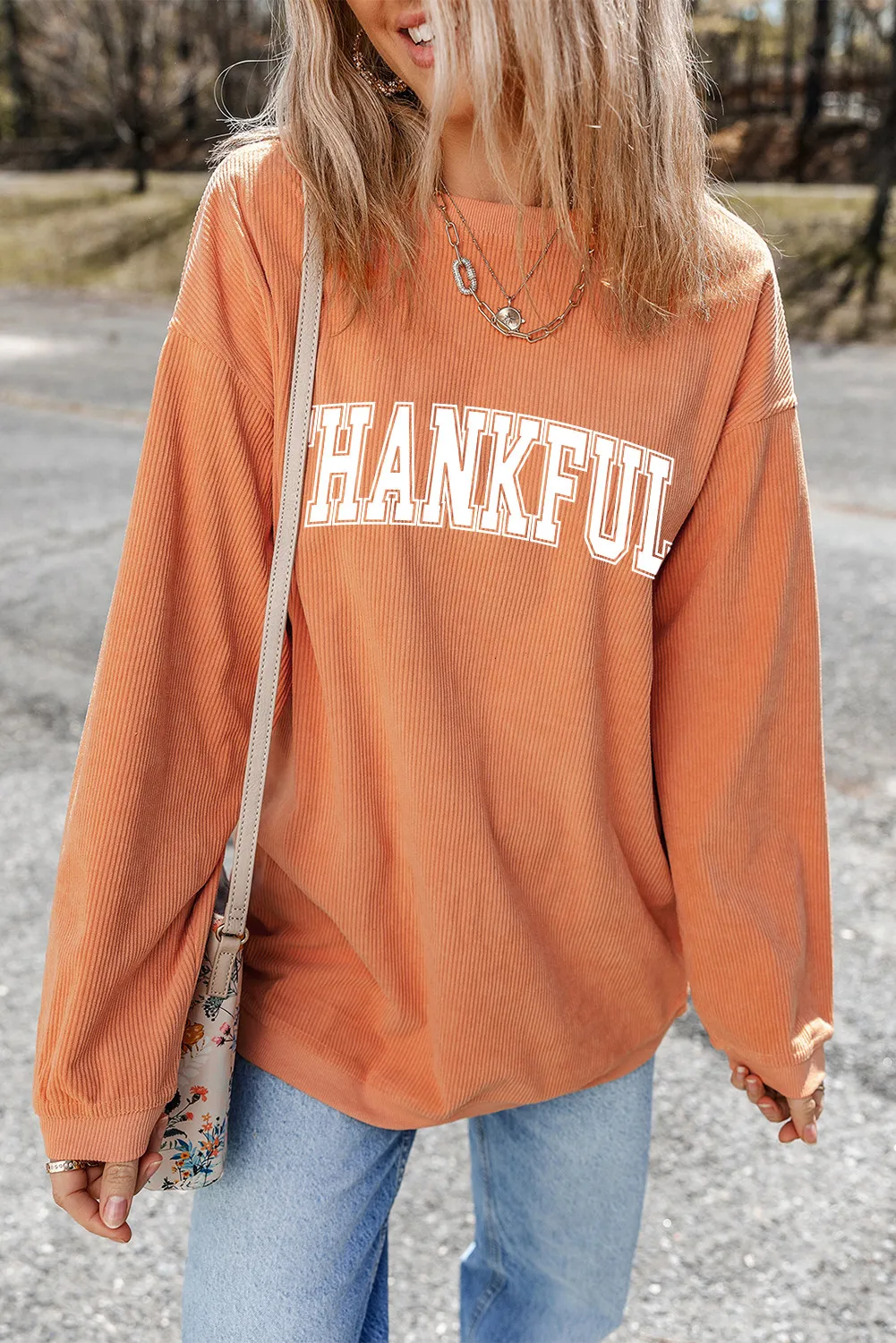 Ines | THANKFUL crew neck long sleeve sweatshirt - Image 2