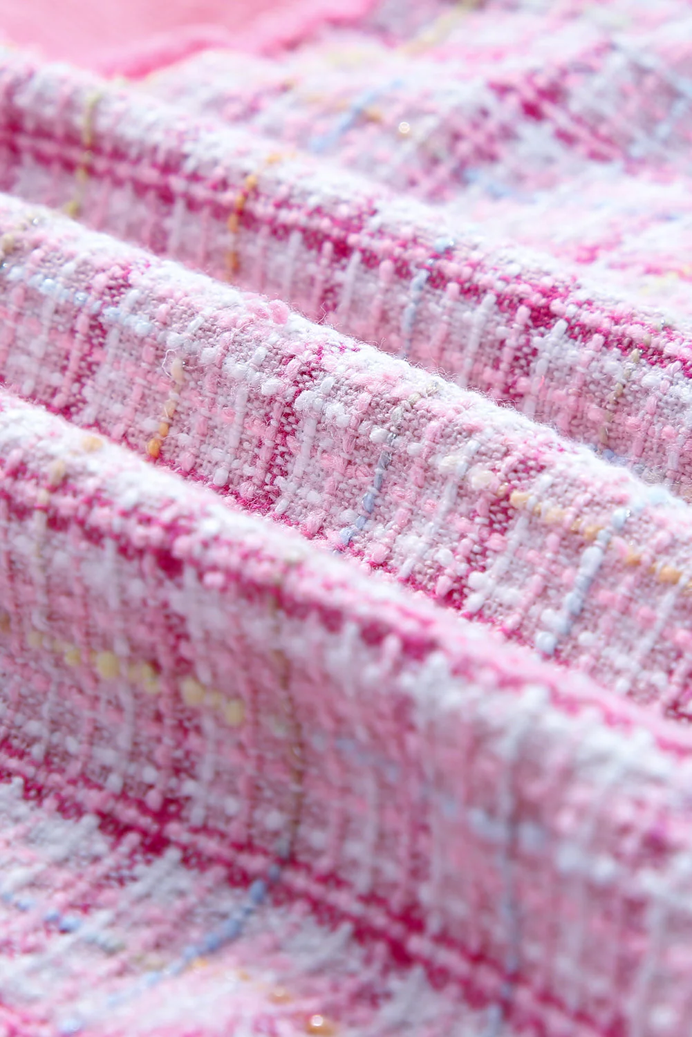 Inga | Checked long sleeve jacket with buttons - Image 7
