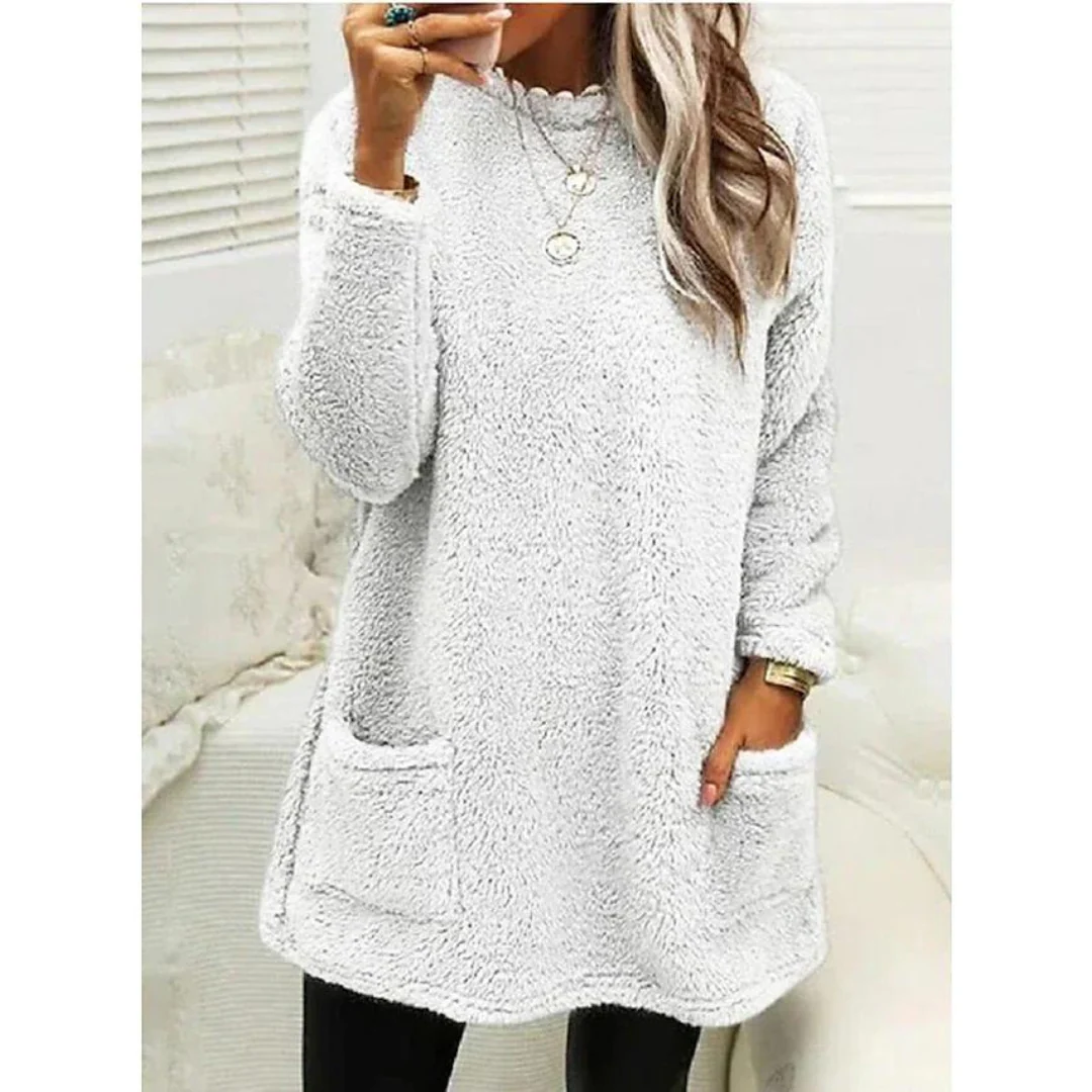 Inga | Long winter sweater for women Calido - Image 4