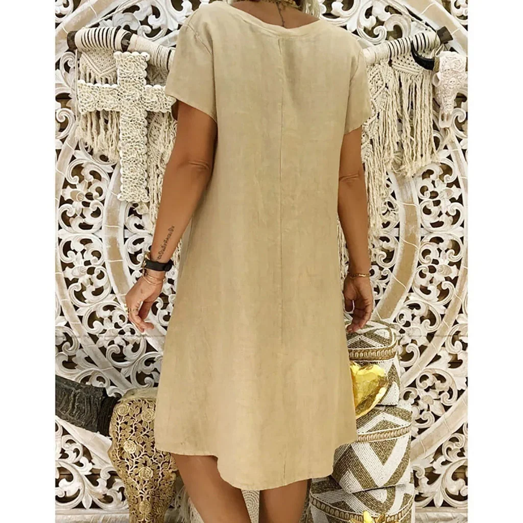 Ingrid® | Casual, Loose Cotton Dress - Image 2