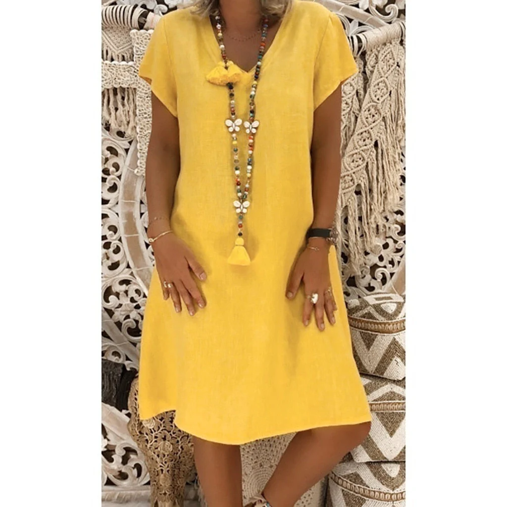 Ingrid® | Casual, Loose Cotton Dress - Image 4