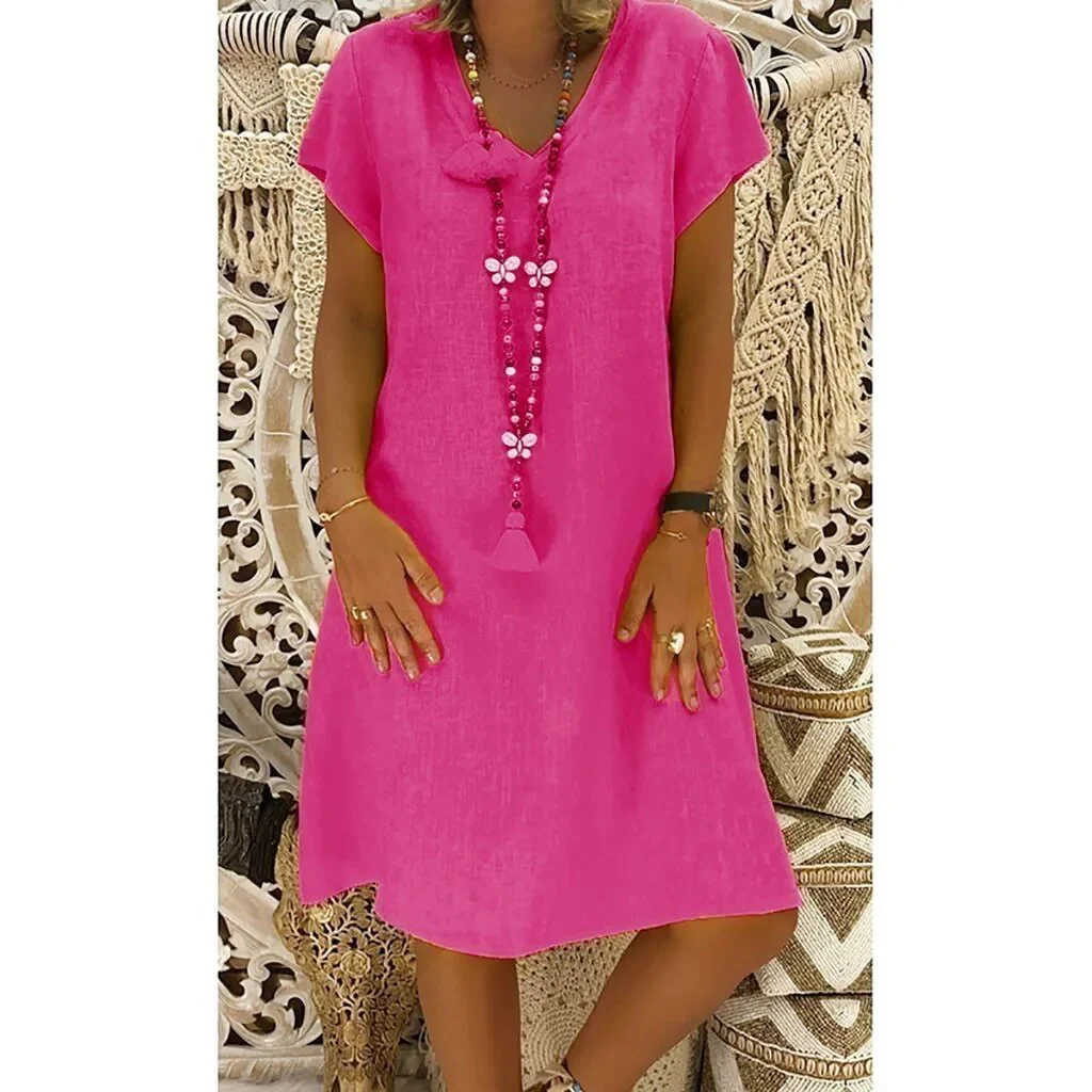 Ingrid® | Casual, Loose Cotton Dress - Image 9