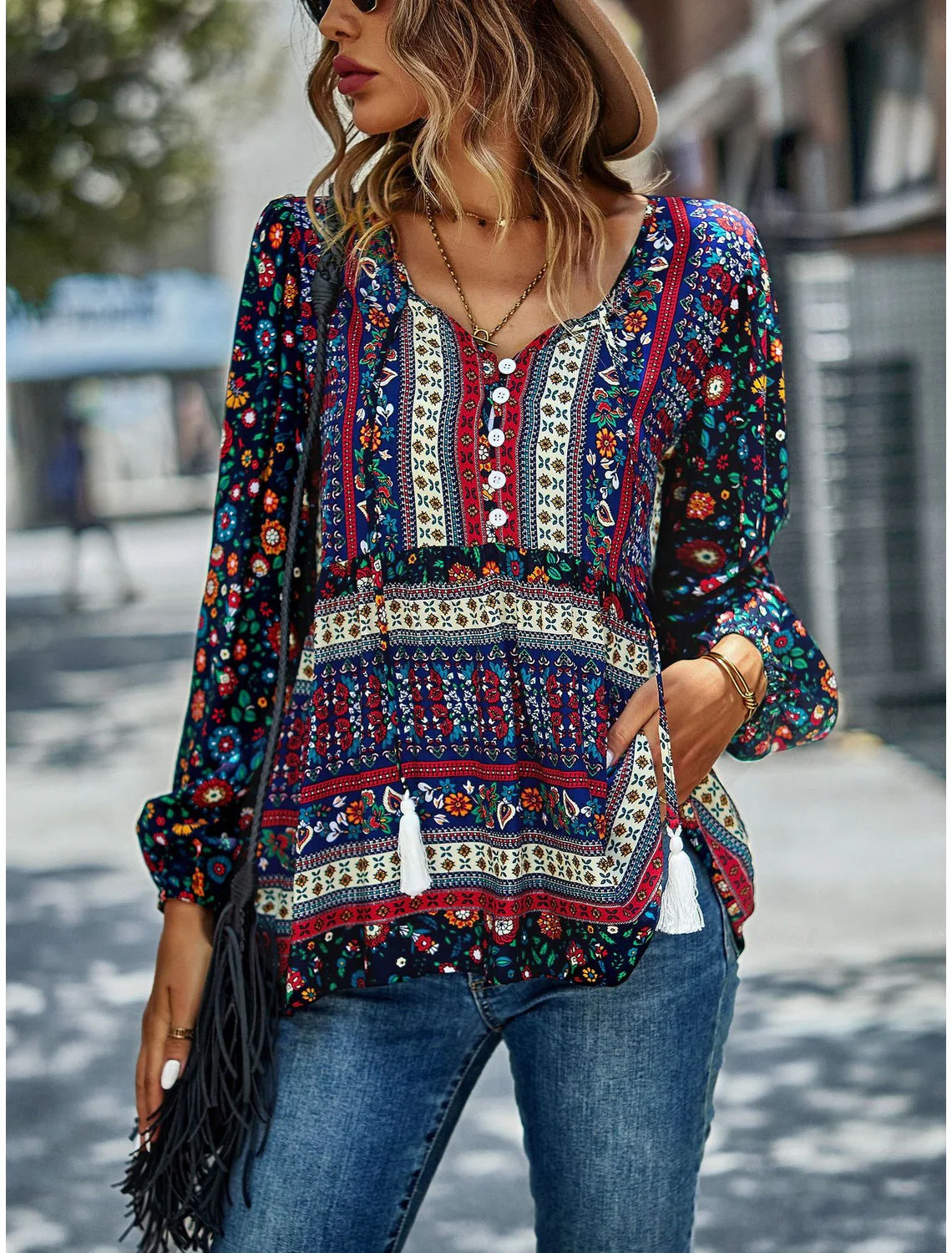Ingrid® | Chic Boho Summer Blouse For Women - Image 2