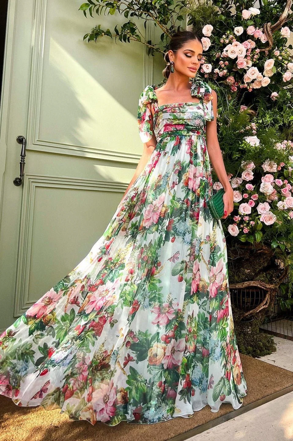 Ingrid® | Printed Maxi Dress With Straps - Image 2