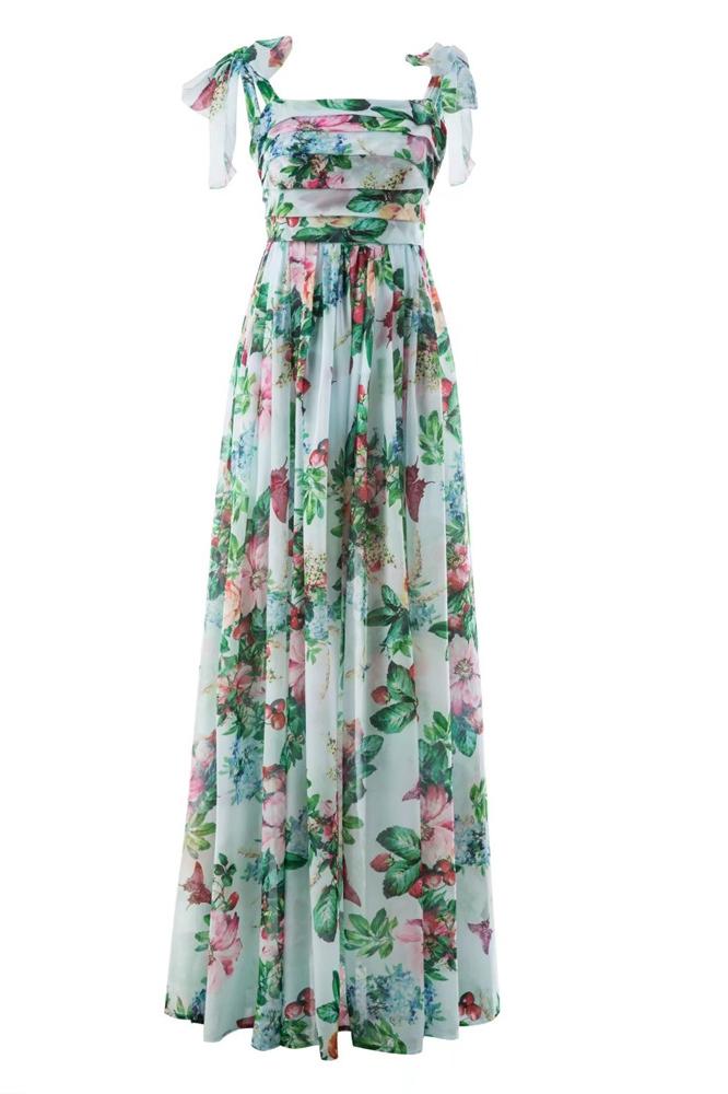 Ingrid® | Printed Maxi Dress With Straps - Image 3