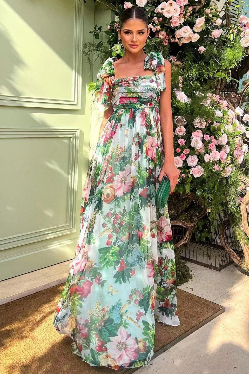 Ingrid® | Printed Maxi Dress With Straps - Image 5