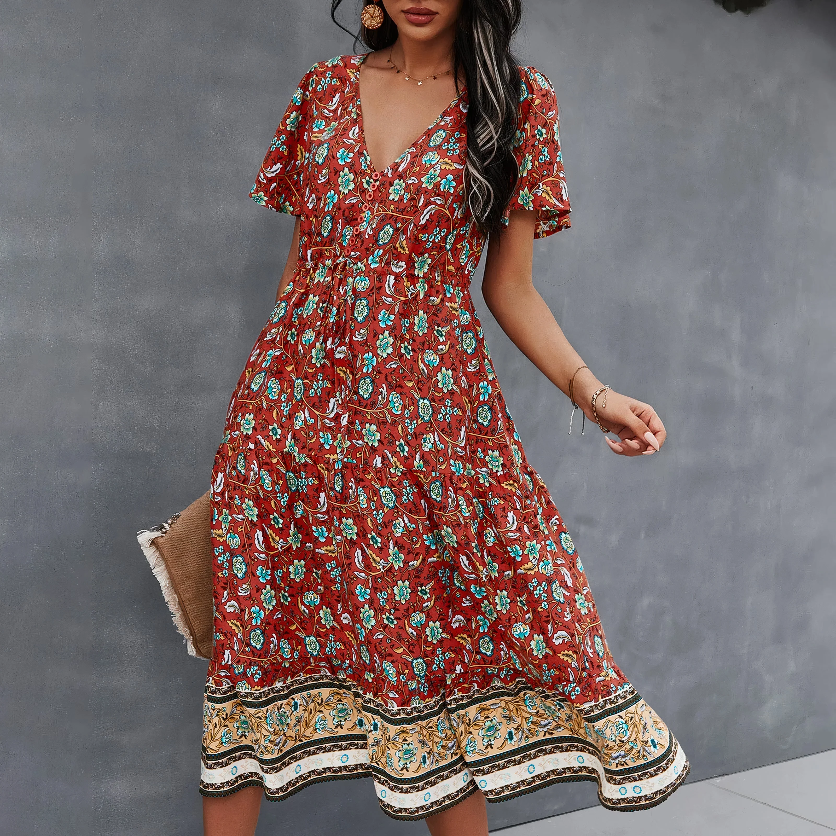 Ione® | Women'S Dress With Floral Pattern - Image 3