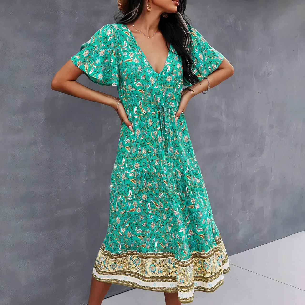 Ione® | Women'S Dress With Floral Pattern - Image 4